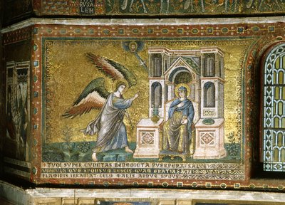 Ilmestys, n. 1291 (mosaiikki) tekijältä Pietro Cavallini